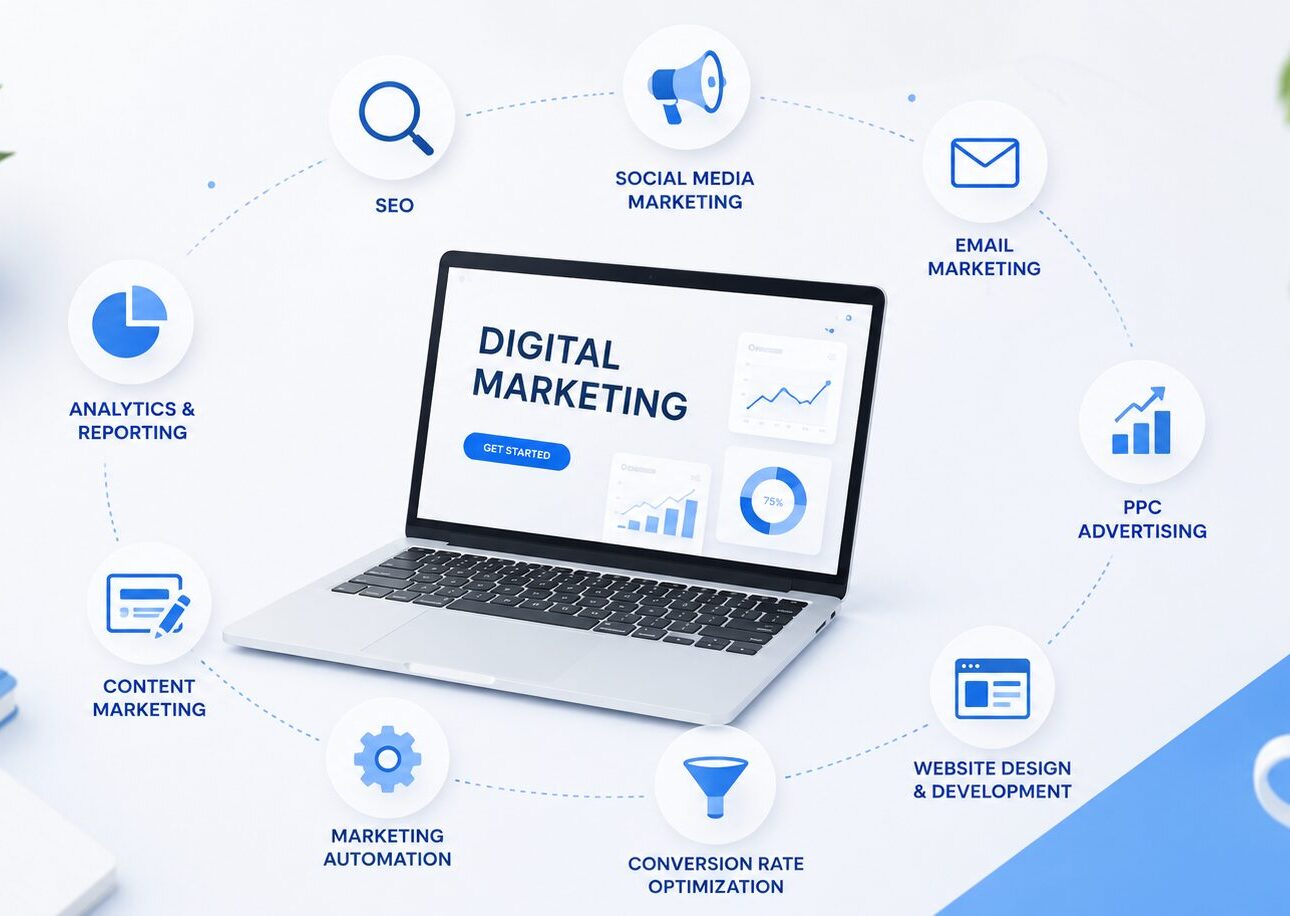 Complete Suite of 8+ Marketing Services by Ranqeo