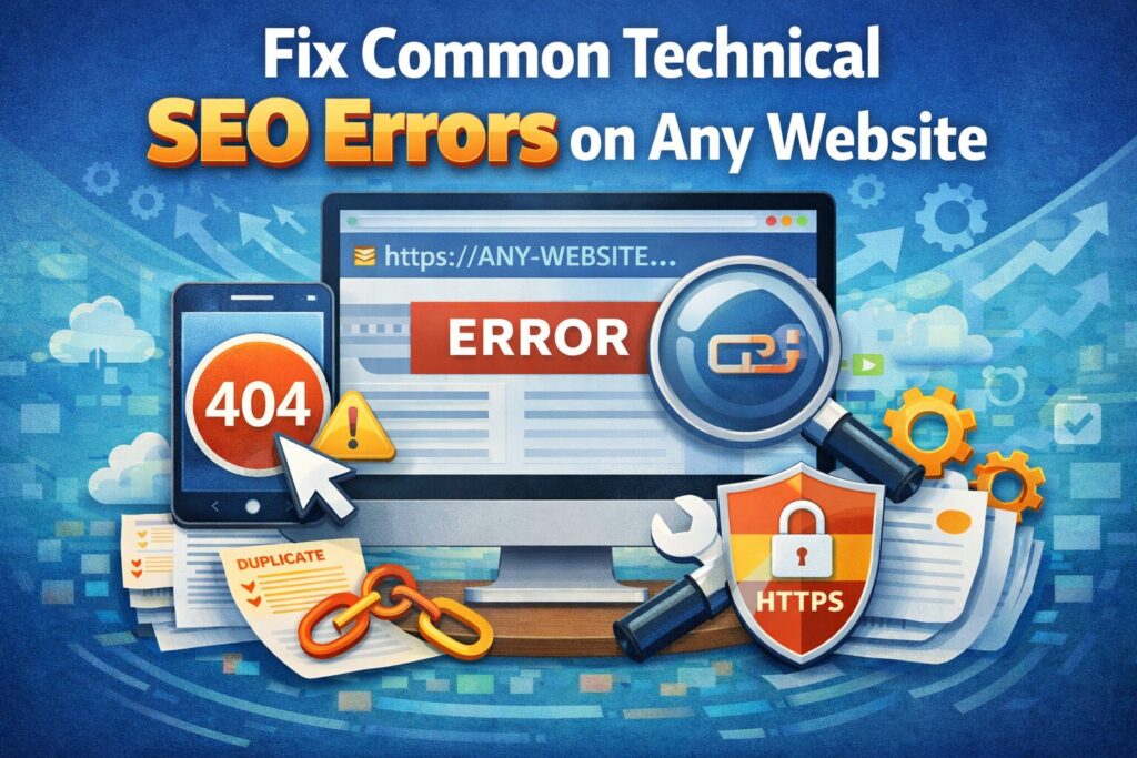 Fix Common Technical SEO Errors on Any Website 6 Fix Common Technical SEO Errors on Any Website