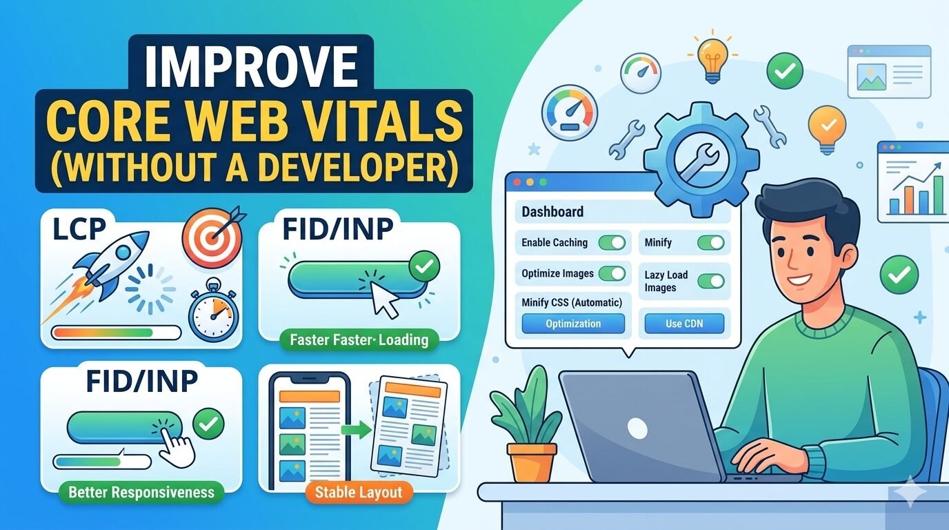 How to Improve Core Web Vitals Without a Developer