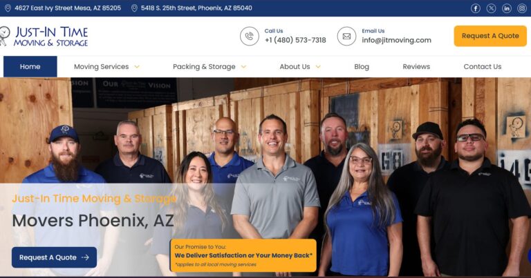 Phoenix SEO 4 JIT Moving Case Study | Local Business SEO in Phoenix, AZ